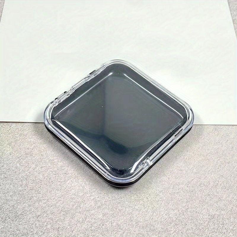 Clear Nail Tip Storage Box with Tape, Nail Organizing Display Case
