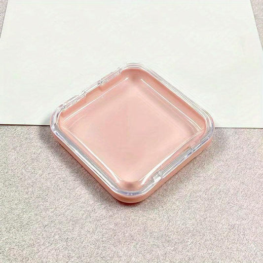 Clear Nail Tip Storage Box with Tape, Nail Organizing Display Case