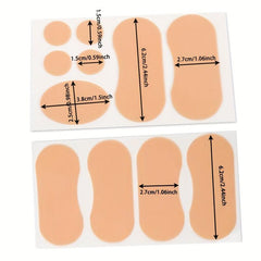 11 Pcs High Heel Shoe Stickers Anti-Slip Shock Absorbing Footwear Accessory