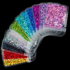 Y2K Holo Laser Star Nails Art Sparkly Sequins Accessories