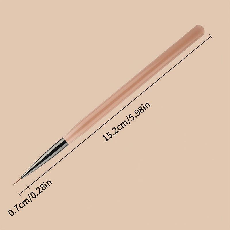 Nail Art Liner Draw Lines Reusable DIY Nail Art Painting Pen Brush Gadget