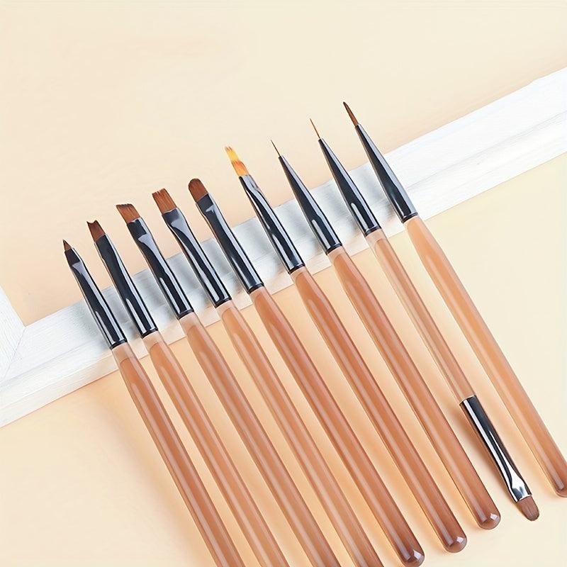Nail Art Liner Draw Lines Reusable DIY Nail Art Painting Pen Brush Gadget