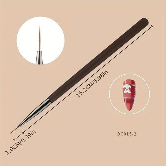 Nail Art Liner Draw Lines Reusable DIY Nail Art Painting Pen Brush Gadget