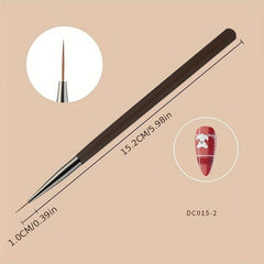 Nail Art Liner Draw Lines Reusable DIY Nail Art Painting Pen Brush Gadget