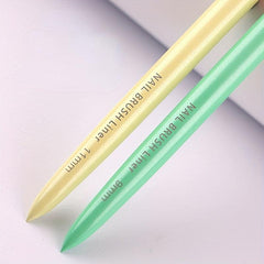 Metal Handle Nail Liner Brush Set for Nail Art Manicure