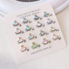 5pcs Aurora Bubble Beads for Nail Jewelry DIY