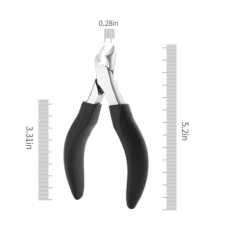 Ingrown Toenail Clippers Curved Blades Stainless Steel & Non Slip Handle