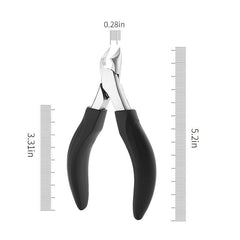 Ingrown Toenail Clippers Curved Blades Stainless Steel & Non Slip Handle