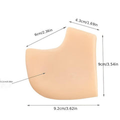 Soft Silicone Heel Protectors for Cracked Heel