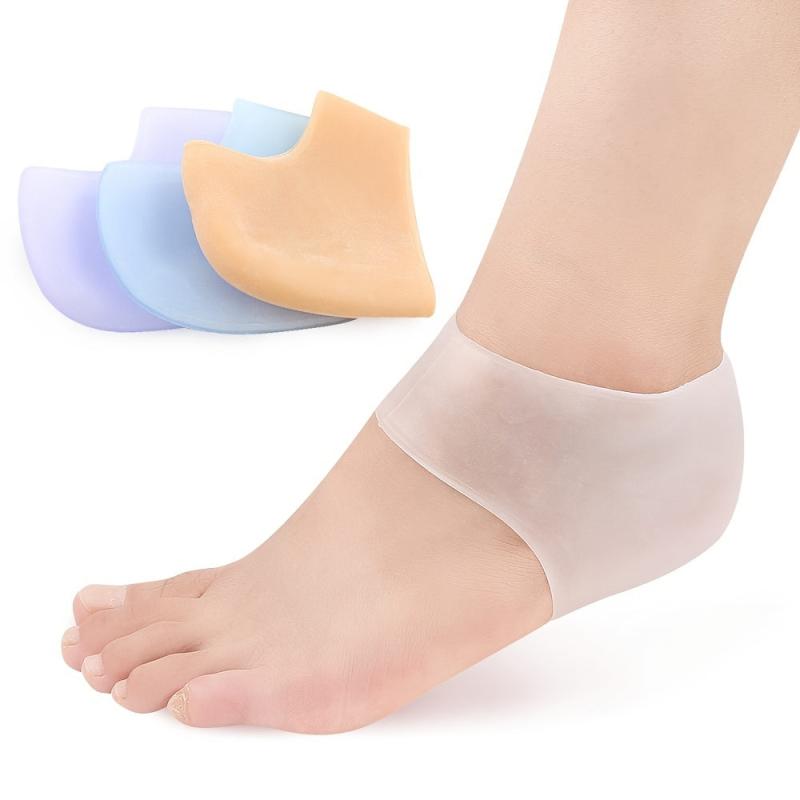 Soft Silicone Heel Protectors for Cracked Heel