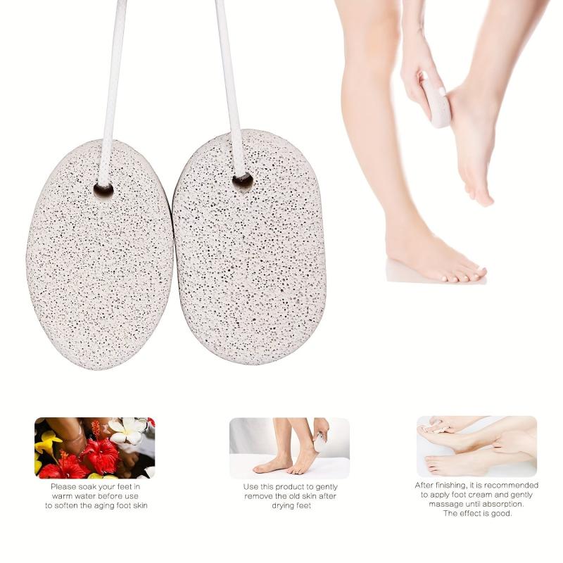 2pcs Natural Pumice Stone Foot Callus Dead Skin Remover Pedicure Tools