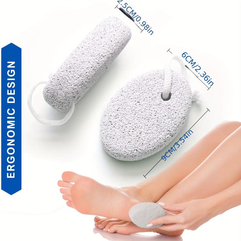 2pcs Natural Pumice Stone Foot Callus Dead Skin Remover Pedicure Tools