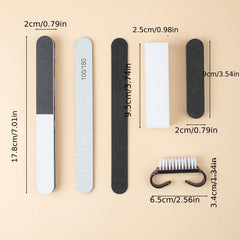 Nail Art Buffer File Block Professional Manicure Tools Kit