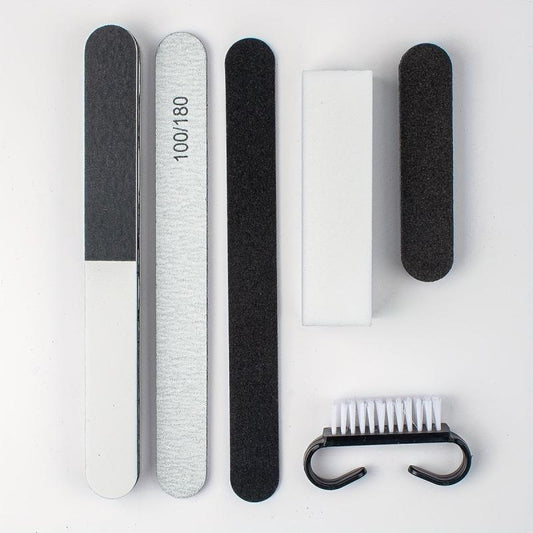 Nail Art Buffer File Block Professional Manicure Tools Kit