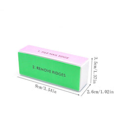 Nail Art Sanding File Polish Buffer Block Shiner File 4 Sides