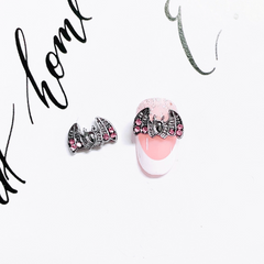 Bat Nail Art Charms 3D Alloy Gem Accessories
