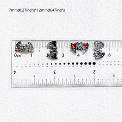 Bat Nail Art Charms 3D Alloy Gem Accessories