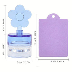 Nail Art Stamper Tools Crystal Silicone Head DIY Manicure Print Tool