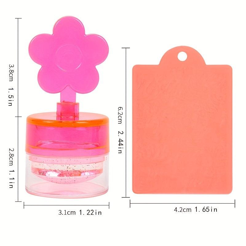 Nail Art Stamper Tools Crystal Silicone Head DIY Manicure Print Tool
