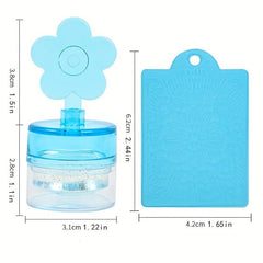 Nail Art Stamper Tools Crystal Silicone Head DIY Manicure Print Tool