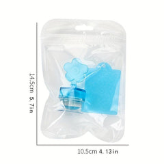 Nail Art Stamper Tools Crystal Silicone Head DIY Manicure Print Tool
