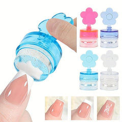 Nail Art Stamper Tools Crystal Silicone Head DIY Manicure Print Tool