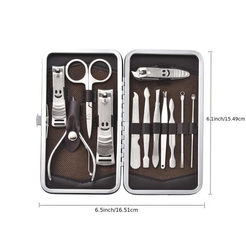12 Pcs Stainless Steel Nail Clipper Set Nail Clipper Beauty Tool