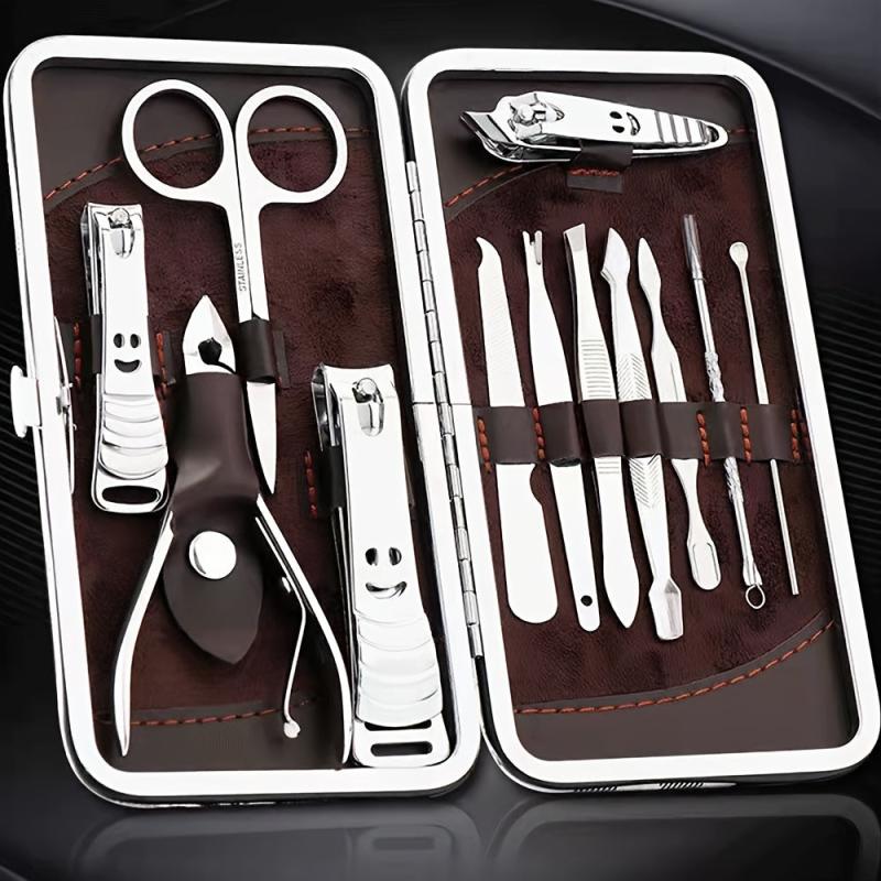 12 Pcs Stainless Steel Nail Clipper Set Nail Clipper Beauty Tool