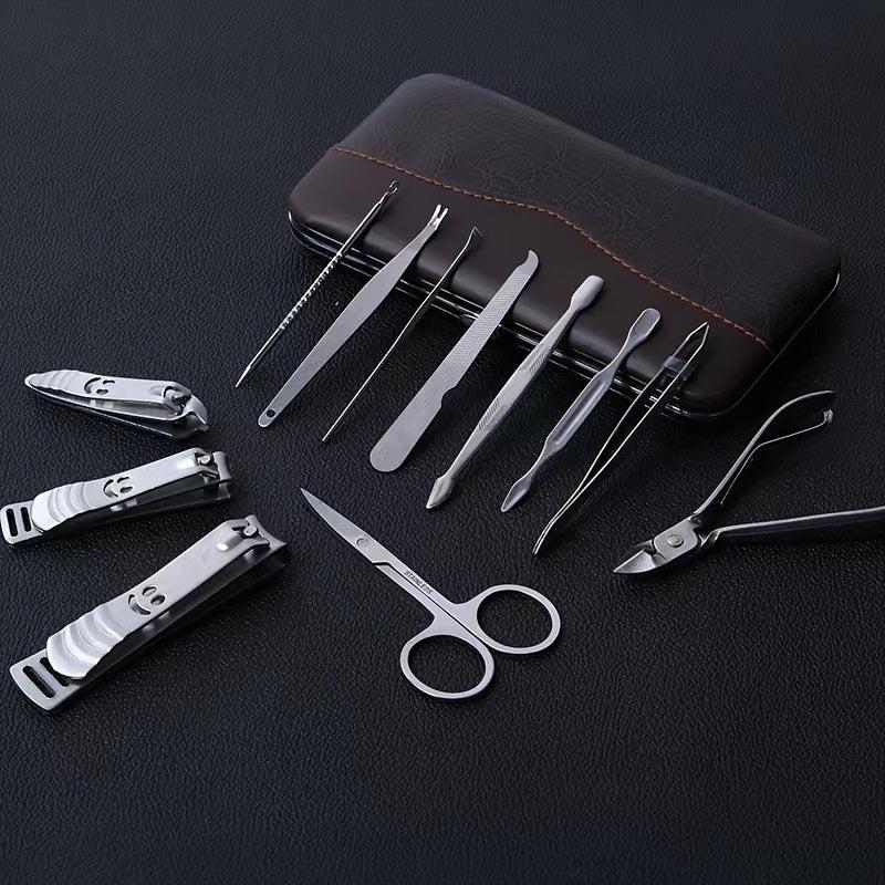 12 Pcs Stainless Steel Nail Clipper Set Nail Clipper Beauty Tool