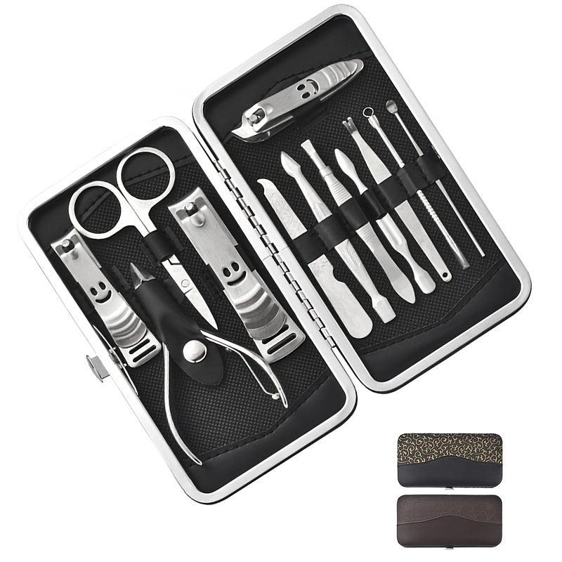 12 Pcs Stainless Steel Nail Clipper Set Nail Clipper Beauty Tool