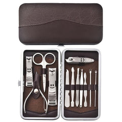 12 Pcs Stainless Steel Nail Clipper Set Nail Clipper Beauty Tool