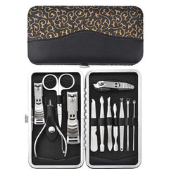 12 Pcs Stainless Steel Nail Clipper Set Nail Clipper Beauty Tool