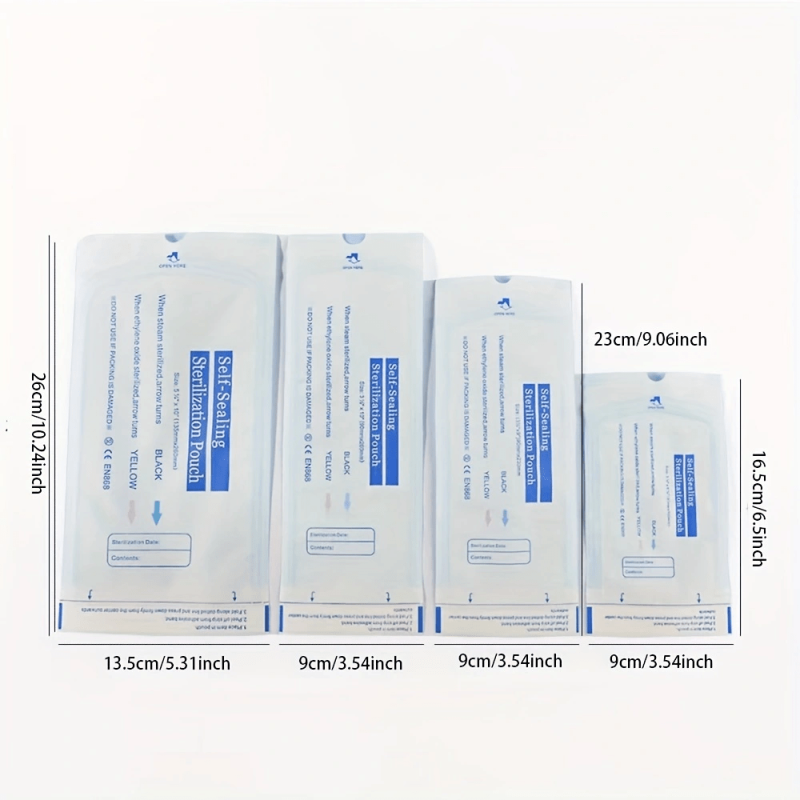 20pcs Nail Art Disinfection Storage Bag Set
