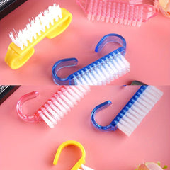 30pcs Handle Grip Nail Brush Fingernail Scrub Cleaning Brush