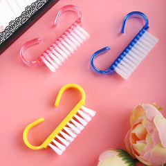 30pcs Handle Grip Nail Brush Fingernail Scrub Cleaning Brush
