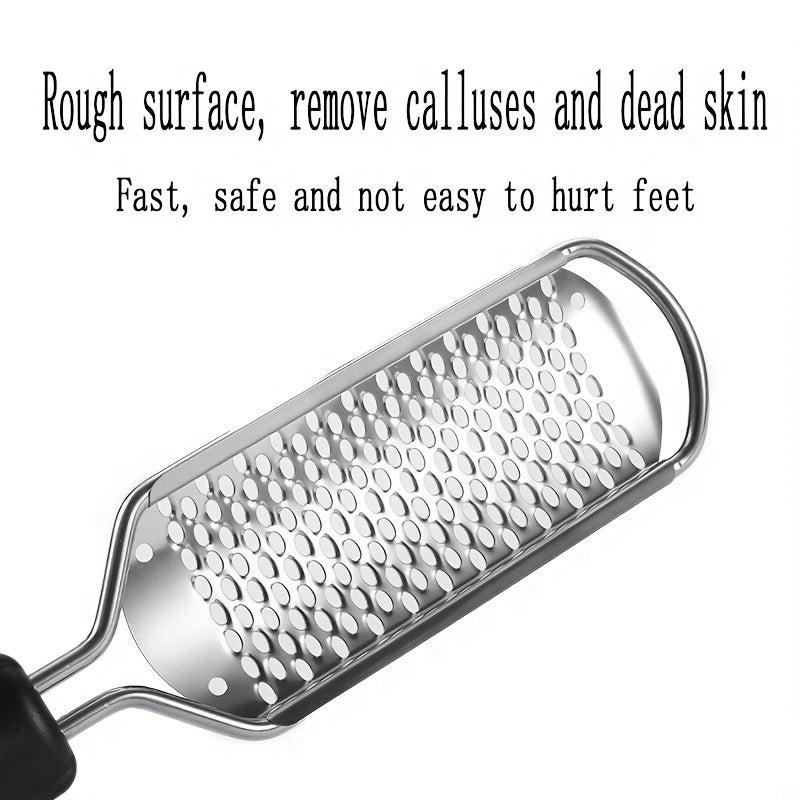 Stainless Steel Foot Rasp & Callus Remover for Wet & Dry Feet