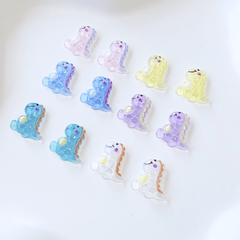 20pcs Luminous Dinosaur Nail Art Charms for DIY or Nail Salons