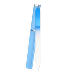 Gradient Glass Nail File Double Sided Etching Professional Nail Care Women Men