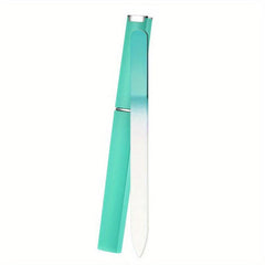 Gradient Glass Nail File Double Sided Etching Professional Nail Care Women Men