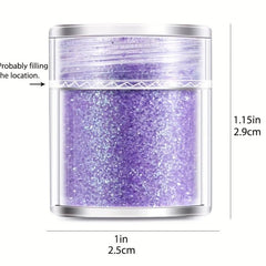 Pink Nail Glitter Powder Shining Sugar Effect for Manicure DIY Crafts