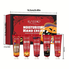 5pcs Halloween Hand Cream Gift Set for Moisturizing Extremely Dry Hands