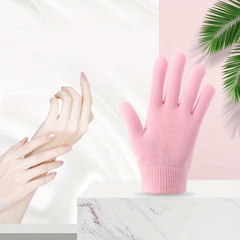 2pcs Spa Gel Moisturizing Gloves to Nourish Soothe Dry Cracked Heels