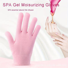 2pcs Spa Gel Moisturizing Gloves to Nourish Soothe Dry Cracked Heels