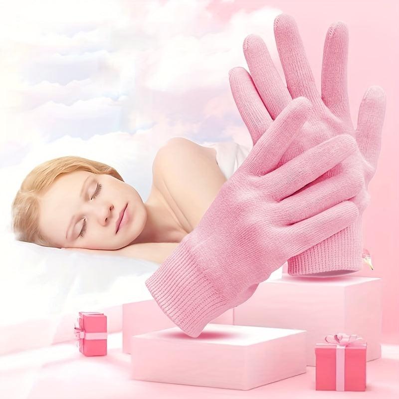 2pcs Spa Gel Moisturizing Gloves to Nourish Soothe Dry Cracked Heels
