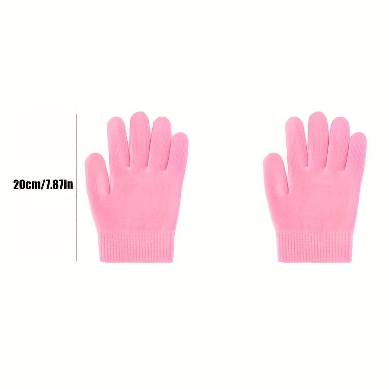 2pcs Spa Gel Moisturizing Gloves to Nourish Soothe Dry Cracked Heels