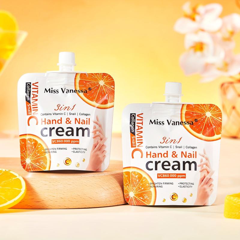 6pcs Orange Moisturizing Hand Creams for Dry Skin