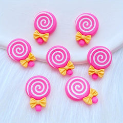10pcs Candy Lollipop Nail Art Charms Flatback DIY Craft Nail Art Decoration