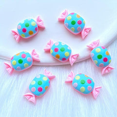 10pcs Candy Lollipop Nail Art Charms Flatback DIY Craft Nail Art Decoration