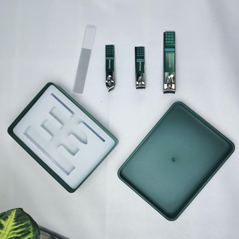 Stainless Steel Nail Clipper Set Portable Nano Nail Cutter