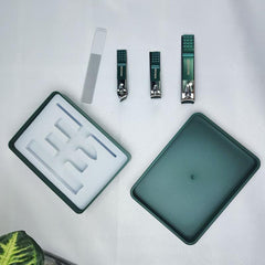 Stainless Steel Nail Clipper Set Portable Nano Nail Cutter